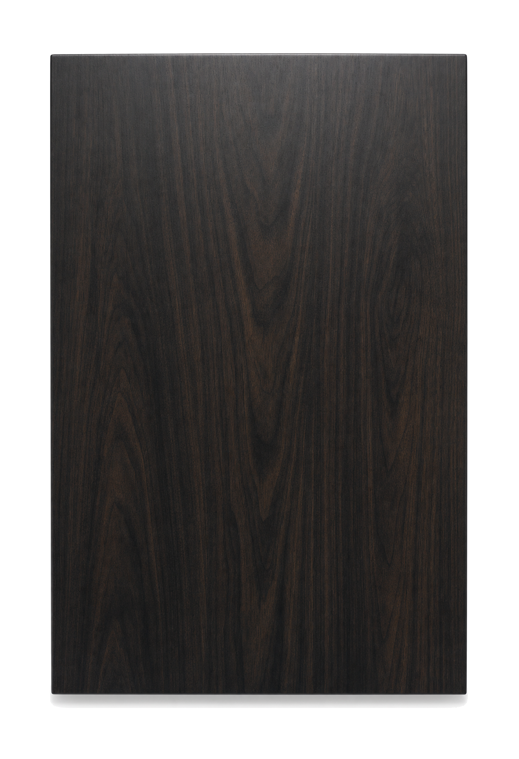 Tenerife — Walnut Slab custom cabinet door in Ebony Walnut Stain