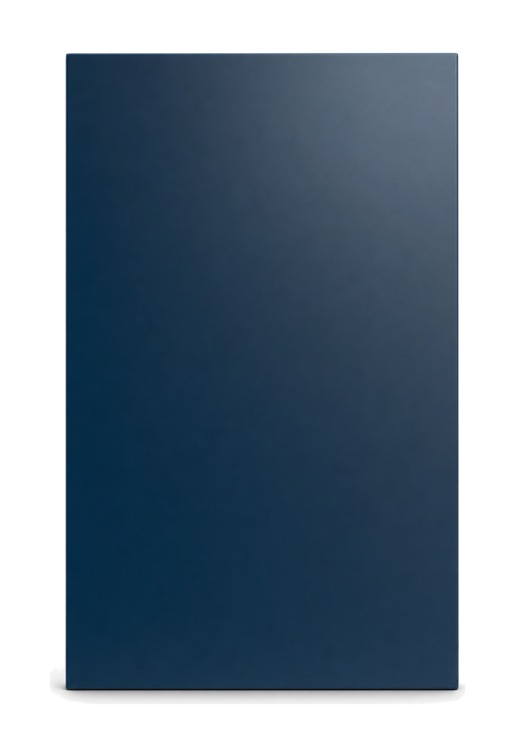 Aeolian — Painted Slab custom cabinet door in Hague Blue