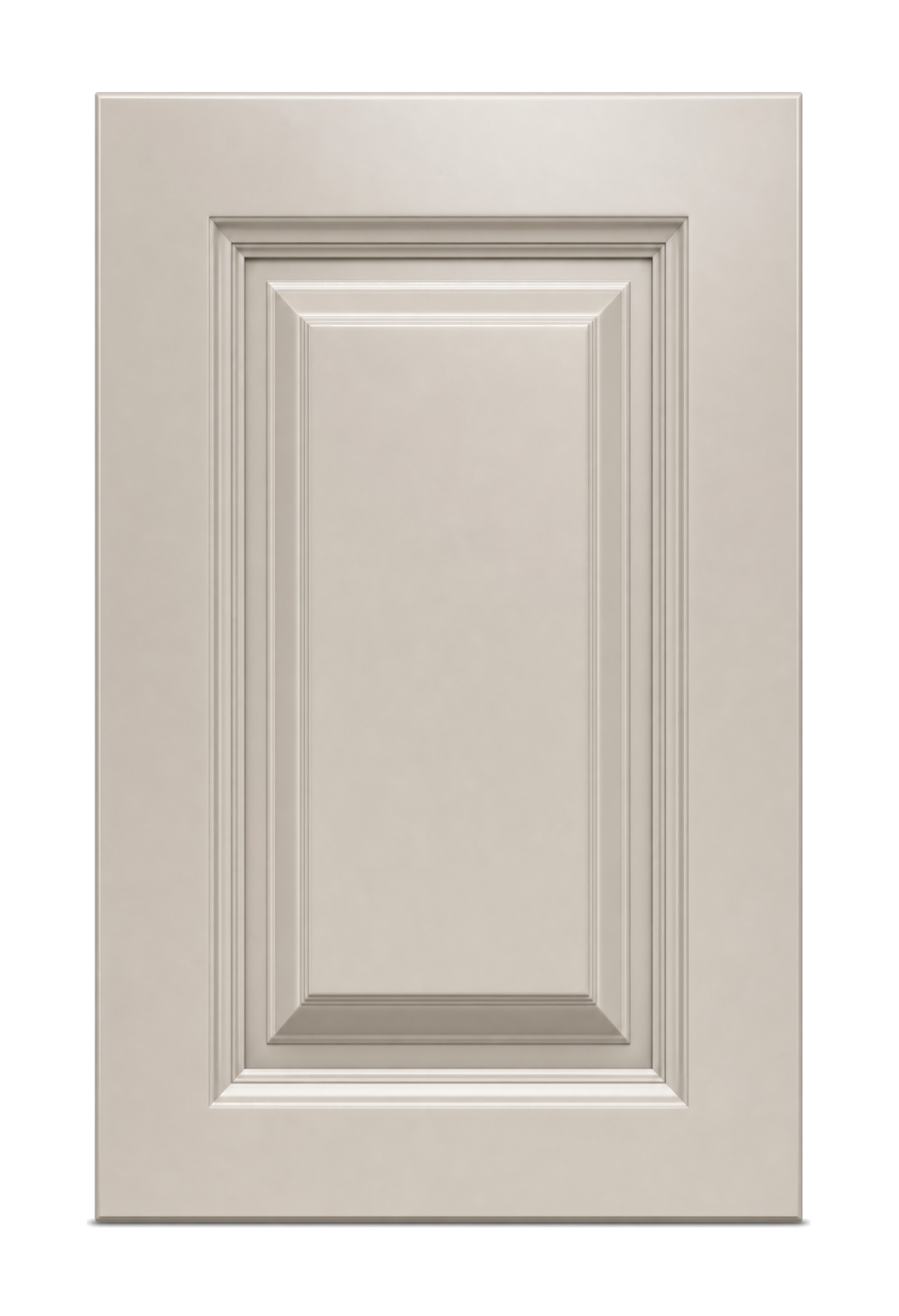 Cassis — Raised Panel custom cabinet door in Phantom Mist