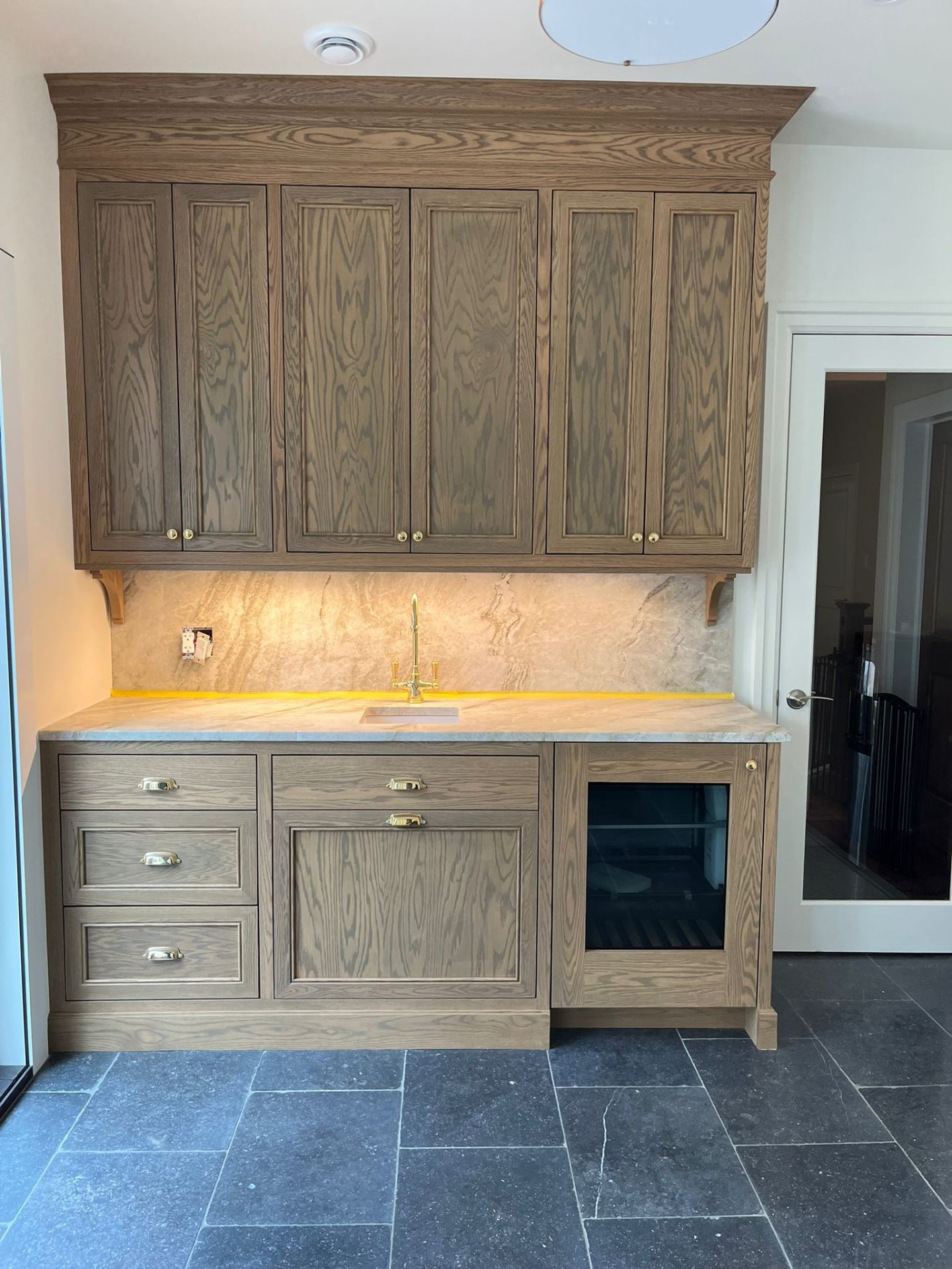 Custom bar and pantry cabinetry