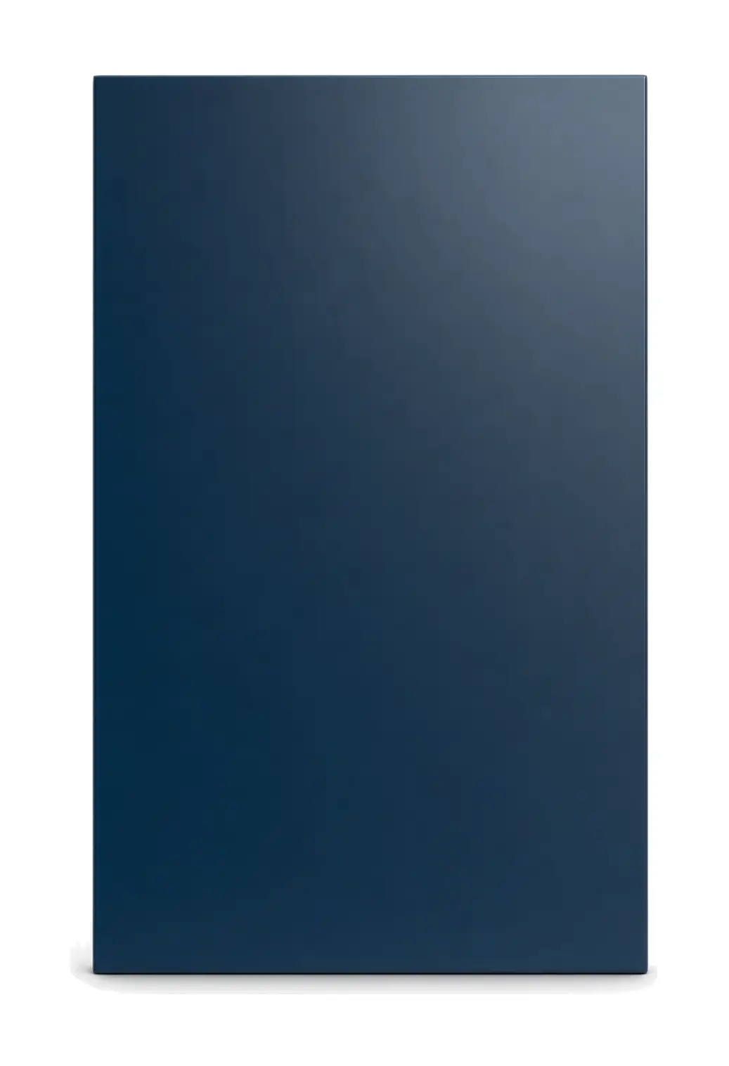 Aeolian — Painted Slab custom cabinet door in Hague Blue